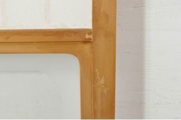中古　和の空間づくりにおすすめの擦り上げ障子戸2枚セット(建具、擦上障子戸、雪見障子戸、引き戸)(R-077443)