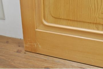 中古　落ち着いた和の空間を演出する組子入りガラス帯戸4枚セット(建具、引き戸、板戸)(R-077444)