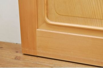 中古　落ち着いた和の空間を演出する組子入りガラス帯戸4枚セット(建具、引き戸、板戸)(R-077444)