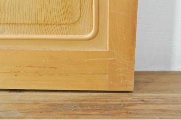 中古　落ち着いた和の空間を演出する組子入りガラス帯戸4枚セット(建具、引き戸、板戸)(R-077444)