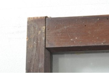 アンティーク建具　大正ロマンな雰囲気を盛り上げるガラス戸2枚セット(引き戸)(R-077445)