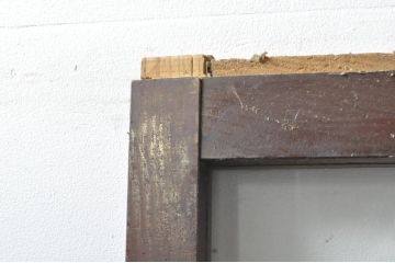 アンティーク建具　大正ロマンな雰囲気を盛り上げるガラス戸2枚セット(引き戸)(R-077445)