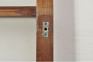 アンティーク建具　大正ロマンな雰囲気を盛り上げるガラス戸2枚セット(引き戸)(R-077445)