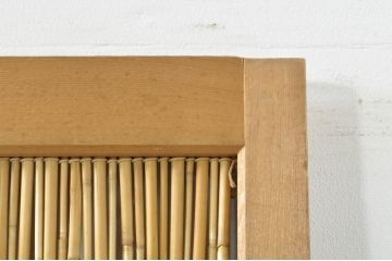 ビンテージ建具　つづれガラス　涼しげな和の空間を演出する幅狭夏戸4枚セット(引き戸、簾戸、簀戸、葭戸、すど、夏障子、ヴィンテージ)(R-077448)