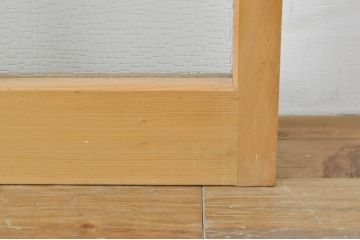 ビンテージ建具　つづれガラス　涼しげな和の空間を演出する幅狭夏戸4枚セット(引き戸、簾戸、簀戸、葭戸、すど、夏障子、ヴィンテージ)(R-077448)