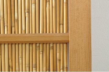 ビンテージ建具　つづれガラス　涼しげな和の空間を演出する幅狭夏戸4枚セット(引き戸、簾戸、簀戸、葭戸、すど、夏障子、ヴィンテージ)(R-077448)