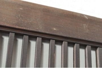 アンティーク建具　落ち着きのある和を演出する格子戸2枚セット(帯戸、引き戸)(R-077449)