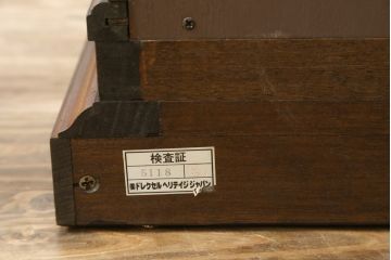 中古　美品　DREXEL HERITAGE(ドレクセルヘリテイジ)　FRANCESCA(フランチェスカ)シリーズ　気品溢れる佇まいが魅力のガラスキャビネット(飾り棚、キュリオケース、ショーケース、ガラスケース、Gケース、コレクションケース、店舗什器)(定価約74万円)(R-077451)