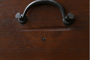 和製アンティーク　前面欅(ケヤキ)材　使い込まれた風合いが味わい深い関西衣装箪笥　(R-077464)