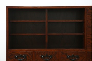 中古　美品　岩谷堂箪笥　力強い木目が魅力のサイドボード　(R-077469)