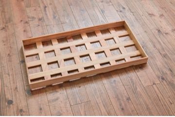 アジアンビンテージ　全面に施された彫刻が豪華なトランク(収納箱、収納ボックス、ブランケットボックス、ローテーブル、センターテーブル、ディスプレイ、ヴィンテージ)(R-077472)
