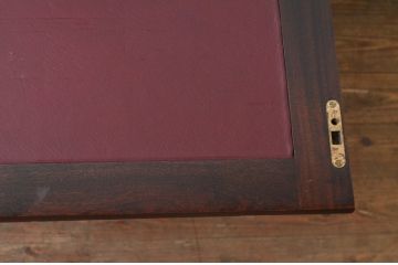 アメリカビンテージ　高級品!!　アダムビート(Adam Bede)　シンプルでクラシカルな佇まいが魅力的なライティングビューロー(簿記机、ワークデスク、サイドチェスト、在宅用、在宅ワーク用、ヴィンテージ)(R-077475)