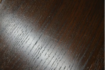 イギリスアンティーク　オーク材　落ち着いた色味とスラリと伸びた脚が魅力的なネストテーブル　(R-077521)