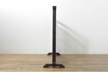 中古　国産　職人手作り　民芸家具　和の趣溢れる佇まいが魅力の衝立て(つい立て、衝い立て、パーテーション、仕切り)(R-077522)