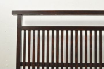 中古　国産　職人手作り　民芸家具　和の趣溢れる佇まいが魅力の衝立て(つい立て、衝い立て、パーテーション、仕切り)(R-077522)