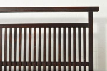 中古　国産　職人手作り　民芸家具　和の趣溢れる佇まいが魅力の衝立て(つい立て、衝い立て、パーテーション、仕切り)(R-077522)