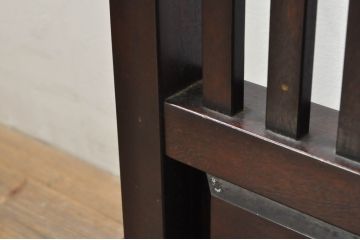 中古　国産　職人手作り　民芸家具　和の趣溢れる佇まいが魅力の衝立て(つい立て、衝い立て、パーテーション、仕切り)(R-077522)