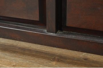 中古　国産　職人手作り　民芸家具　和の趣溢れる佇まいが魅力の衝立て(つい立て、衝い立て、パーテーション、仕切り)(R-077522)