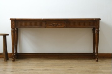 中古　DREXEL HERITAGE(ドレクセルヘリテイジ)　クラシカルなデザインのコンソールテーブル　(R-077523)