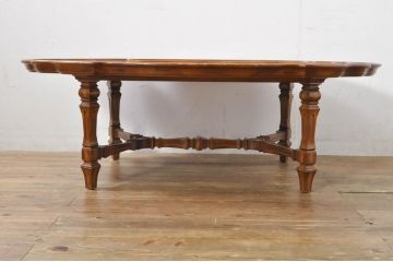 中古　美品　DREXEL HERITAGE(ドレクセルヘリテイジ)　Cameo Classics(キャメオクラシックス)　優雅なひとときを演出するカクテルテーブル(センターテーブル、ローテーブル、リビングテーブル、カフェテーブル)(定価約60万円)(R-077524)