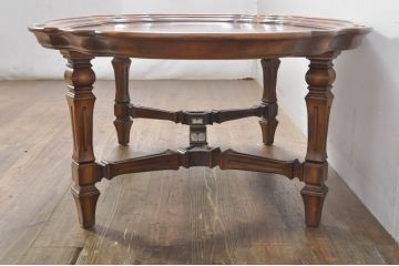 中古　美品　DREXEL HERITAGE(ドレクセルヘリテイジ)　Cameo Classics(キャメオクラシックス)　優雅なひとときを演出するカクテルテーブル(センターテーブル、ローテーブル、リビングテーブル、カフェテーブル)(定価約60万円)(R-077524)
