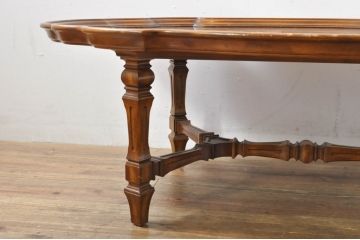 中古　美品　DREXEL HERITAGE(ドレクセルヘリテイジ)　Cameo Classics(キャメオクラシックス)　優雅なひとときを演出するカクテルテーブル(センターテーブル、ローテーブル、リビングテーブル、カフェテーブル)(定価約60万円)(R-077524)