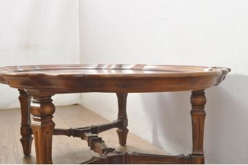 中古　美品　DREXEL HERITAGE(ドレクセルヘリテイジ)　Cameo Classics(キャメオクラシックス)　優雅なひとときを演出するカクテルテーブル(センターテーブル、ローテーブル、リビングテーブル、カフェテーブル)(定価約60万円)(R-077524)