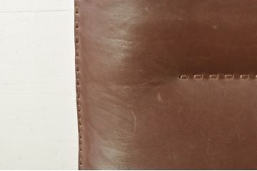 スイスビンテージ　希少品!!　mobilia(モビリア)取り扱い　デセデ社　本革　モダンでスタイリッシュなデザインのラウンジチェア(イージーチェア、アームチェア、エグゼクティブチェア、オフィスチェア、レザー、ヴィンテージ)(R-077530)