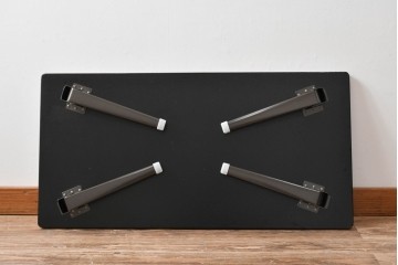 中古　新品　未使用　在庫品　津軽塗りの独特な模様が目を惹く折り畳み座卓(ローテーブル、センターテーブル、折りたたみテーブル)(R-077531)