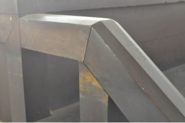 和製アンティーク　美品　美濃地方　檜(ヒノキ)材　希少な手すり付き二段重ね階段箪笥(和タンス、収納箪笥、整理箪笥、時代箪笥)(R-077534)