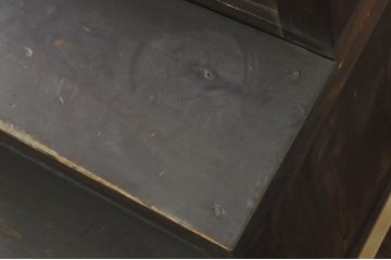 和製アンティーク　美品　美濃地方　檜(ヒノキ)材　希少な手すり付き二段重ね階段箪笥(和タンス、収納箪笥、整理箪笥、時代箪笥)(R-077534)