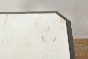 フランスアンティーク　天板大理石　挽き物脚と彫刻が優雅なサイドテーブル(エンドテーブル、ナイトテーブル、飾り台、花台)(R-077550)