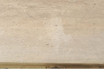 フランスアンティーク　オーク材　重厚なバルボスレッグの引き出し付き展示台(作業台、ワークテーブル、ワークデスク、平机、ダイニングテーブル、食卓、飾り台、花台、陳列台、在宅用、在宅ワーク用)(R-077554)