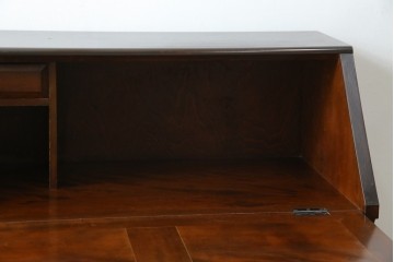 中古　美品　松本民芸家具　T型　シックで上品な佇まいが魅力のライティングビューロー(簿記机)　定価約46万円相当　(R-077556)
