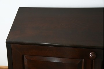 中古　美品　松本民芸家具　T型　シックで上品な佇まいが魅力のライティングビューロー(簿記机)　定価約46万円相当　(R-077556)