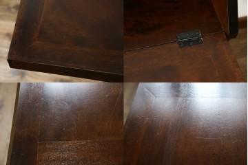 中古　美品　松本民芸家具　T型　シックで上品な佇まいが魅力のライティングビューロー(簿記机)　定価約46万円相当　(R-077556)