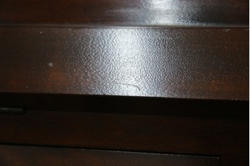 中古　美品　松本民芸家具　T型　シックで上品な佇まいが魅力のライティングビューロー(簿記机)　定価約46万円相当　(R-077556)