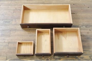 中古　美品　松本民芸家具　T型　シックで上品な佇まいが魅力のライティングビューロー(ワークデスク、簿記机、在宅用、在宅ワーク用、収納棚、戸棚)(定価約46万円)(R-077556)
