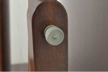 中古　美品　松本民芸家具　M型一面鏡　直線的なデザインが美しい鏡台(ドレッサー、ミラー)(定価約26万円)(R-077557)