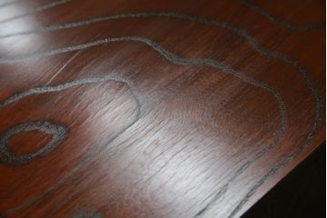 中古　岩谷堂箪笥　独特な杢目と存在感のある金具が美しい衣装箪笥(引き出し、収納たんす、整理箪笥、和タンス、サイドチェスト)(R-077561)