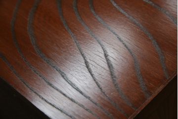 中古　岩谷堂箪笥　独特な杢目と存在感のある金具が美しい衣装箪笥(引き出し、収納たんす、整理箪笥、和タンス、サイドチェスト)(R-077561)