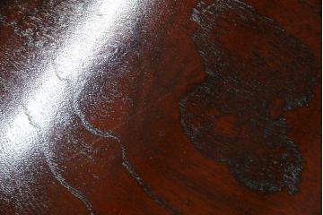 中古　欅産業　仙台民芸箪笥(仙台箪笥)　美しい木目と存在感のある龍の金具が目を惹くテレビボード(テレビ台、ローボード、サイドボード、リビングボード、収納棚、戸棚)(R-077599)