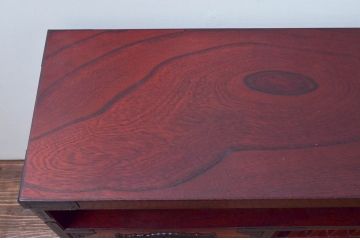 中古　美品!!　欅産業　仙台民芸箪笥(仙台箪笥)　和モダンな空間づくりにおすすめのテレビボード(テレビ台、ローボード、リビングボード、収納棚、戸棚)(定価約35万円)(R-077600)