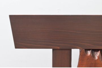 和製ビンテージ　竹に虎の彫刻が目を惹く衝立て(つい立て、衝い立て、仕切り、パーテーション、ヴィンテージ)(R-077601)