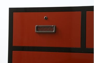 中古　超美品!!　二本松工藝館　田中家具　和モダンなお部屋づくりにおすすめの33胴厚総桐チェスト(総桐箪笥、サイドボード、サイドチェスト、和タンス、整理箪笥、収納箪笥、引き出し)(定価約60万円)(R-077603)