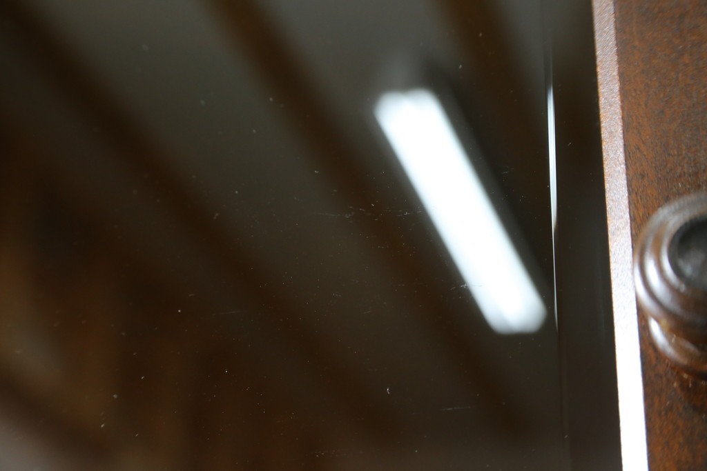 中古　北海道民芸家具　#145　和洋どちらの空間にも馴染むシックな隅棚　(R-077606)