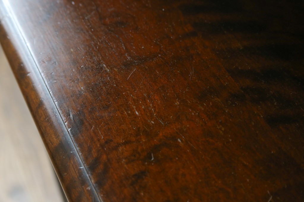 中古　北海道民芸家具　#145　和洋どちらの空間にも馴染むシックな隅棚　(R-077606)