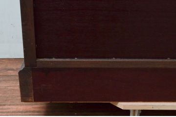 中古　美品　筑後民芸　上質な和の雰囲気を高める茶箪笥(茶棚、戸棚、収納棚、食器棚、整理箪笥、収納箪笥、チェスト、キャビネット、引き出し、和箪笥)(R-077611)