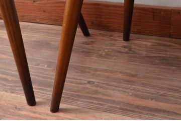 イギリスビンテージ　ERCOL(アーコール)　落ち着いた色味とシンプルなデザインが魅力的なフープバックチェア3脚セット(ダイニングチェア、ウィンザーチェア、ウインザーチェア、ワークチェア、板座チェア、椅子、イス、ヴィンテージ、英国、北欧)(R-077612)