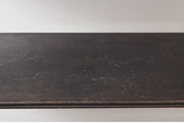 フランスアンティーク　オーク材　美しく伸びたツイストピラーが目を惹く特大シェルフ(飾り棚、陳列棚、オープンラック、店舗什器)(R-077614)